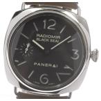 ベルト訳あり・箱保付☆【PANERAI】パネライ ラジオミール ブラックシール PAM00183 手 ...