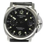 ☆良品【OFFICINE PANERAI】オフィチーネパネライ ルミノールGMT デイト PAM00159 自動巻き メンズ