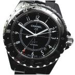 【CHANEL】シャネル J12 GMT H2012 ブラックセラミック 自動巻き メンズ