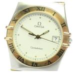 ※ベルト訳あり品【OMEGA】オメガ コンステレーション ハーフバー クォーツ メンズ