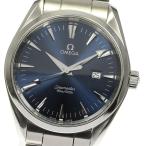 ☆良品 保証書付【OMEGA】オメガ シーマスター アクアテラ デイト 2517.80 クォーツ メ ...
