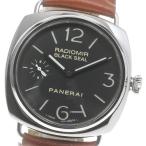 ベルト訳あり 箱保付☆【PANERAI】パネライ ラジオミール ブラックシール PAM00183 手 ...