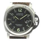 ☆美品【PANERAI】パネライ ルミノールマリーナ デイト PAM00164 自動巻き メンズ