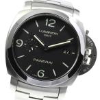 箱保付き ☆良品【PANERAI】パネライ ルミノール 1950 3Dデイズ GMT PAM0032 ...
