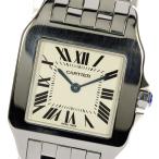【CARTIER】カルティエ サントス ドゥモワゼル LM W25065Z5 クォーツ メンズ
