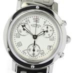 ☆箱保付【HERMES】エルメス クリッパー クロノ デイト CL1.310 クォーツ ボーイズ