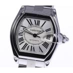 ☆良品【CARTIER】カルティエ ロードスターLM デイト W62025V3 自動巻き メンズ