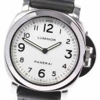 ☆良品 箱/取説/保証書付【PANERAI】パネライ ルミノールベース PAM00114 手巻き メ ...