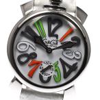 Yahoo! Yahoo!ショッピング(ヤフー ショッピング)保付【GaGa MILANO】ガガミラノ マヌアーレ48 250本限定 裏スケルトン 5010.2 手巻き メンズ 【21104】