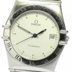 ベルト訳あり☆【OMEGA】オメガ コンステレーション デイト クォーツ メンズ