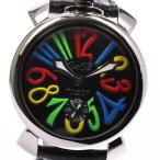 保証書付【GaGa MILANO】ガガミラノ マヌアーレ48MM スモールセコンド 5010.02S 手巻き メンズ