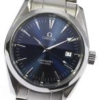 ☆良品★保証書付き【OMEGA】オメガ シーマスター アクアテラ デイト 2518.80 クォーツ  ...
