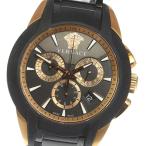 ☆良品★箱・保証書付き【VERSACE】ヴェルサーチ クロノグラフ デイト M8C クォーツ メンズ