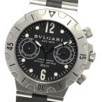 ベルトジャンク☆【BVLGARI】ブルガリ ディアゴノ スクーバ クロノグラフ SC38S 自動巻き ...
