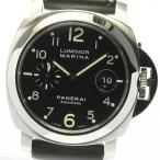 ベルト訳あり☆【PANERAI】パネライ ルミノールマリーナ デイト PAM00164 自動巻き メ ...