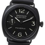 ☆良品★箱・取説・保証書付き【PANERAI】パネライ ラジオミール ブラックシール PAM0029 ...