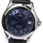 ☆良品【OMEGA】オメガ シーマスター120 革ベルト 2501.81 自動巻き メンズ