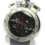 ☆美品★保証書付き【GaGa MILANO】ガガミラノ クロノ48MM 8010.01 クォーツ メンズ