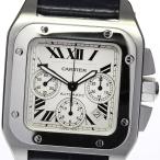 ☆良品【CARTIER】カルティエ サントス100 XL クロノグラフ W20090X8 自動巻き  ...