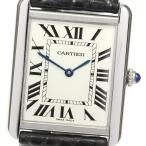 ☆良品【CARTIER】カルティエ タンクソロLM W5200003 クォーツ メンズ
