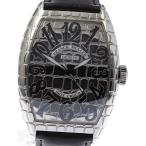 ★保証書付き【FRANCK MULLER】フランクミュラー トノーカーべックス アイアンクロコ 88 ...