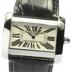 ベルト訳あり☆【CARTIER】カルティエ タンクディバンLM W6300655 クォーツ メンズ