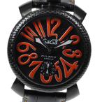 ☆良品★保証書付き【GaGa MILANO】ガガミラノ マヌアーレ48MM スモールセコンド 5016.EDA01 手巻き メンズ