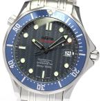 ☆訳あり★保証書付き【OMEGA】オメガ シーマスター300 コーアクシャル 2220.80 自動巻 ...