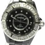 ☆良品【CHANEL】シャネル J12 12Pダイヤ アフターダイヤベゼル H1626 自動巻き メ ...