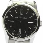 ☆良品★保証書付き【BVLGARI】ブルガリ ソロテンポ ST37S クォーツ メンズ【ev10】