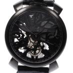 ☆良品★保証書付き【GaGa MILANO】ガガミラノ マヌアーレ48MM スケルトン スモールセコンド 5312.01 手巻き メンズ