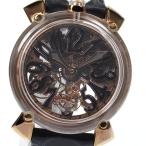 【GaGa MILANO】ガガミラノ マヌアーレ 48mm クリスタル 6091.02 手巻き メンズ【ev20】