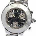 ☆訳あり【CARTIER】カルティエ クロノスカフ W10172T2 クォーツ メンズ