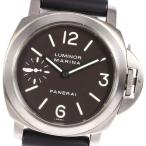 ☆良品★箱付き【PANERAI】パネライ ルミノールマリーナ スモールセコンド PAM00118 手巻き メンズ