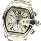 ☆良品【CARTIER】カルティエ ロードスター クロノグラフ W62019X6 自動巻き メンズ