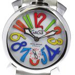 ★保証書付き【GaGa MILANO】ガガミラノ マヌアーレ 48MM 5010.01S 手巻き メンズ