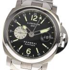 ☆良品★内箱付き【PANERAI】パネライ ルミノール GMT デイト PAM00161 自動巻き  ...