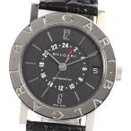 ★箱・保証書付き【BVLGARI】ブルガリ ブルガリブルガリ デイト GMT BB33SLGMT 自 ...