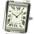 ☆良品【CARTIER】カルティエ タンクソロ LM W5200014 クォーツ メンズ