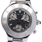 ベルト訳あり☆【CARTIER】カルティエ クロノスカフ W10125U2 クォーツ メンズ