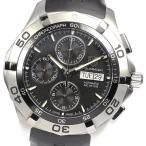 ベルト訳あり☆【TAG HEUER】タグホイヤー アクアレーサー クロノグラフ CAF2010 自動巻き メンズ