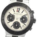 ベルト訳あり☆【BVLGARI】ブルガリ アルミニウム クロノグラフ AC38TA 自動巻き メンズ