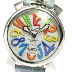 ★保証書付き【GaGa MILANO】ガガミラノ マヌアーレ 48MM 5010.01S 手巻き メンズ