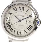 ☆美品★保証書付き【CARTIER】カルティエ バロンブルーLM デイト W69012Z4 自動巻き ...