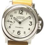 ☆良品★箱・保証書付き【PANERAI】パネライ ルミノールマリーナ スモールセコンド PAM001 ...