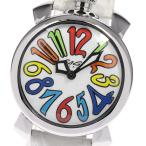 Yahoo! Yahoo!ショッピング(ヤフー ショッピング)☆良品【GaGa MILANO】ガガミラノ マヌアーレ40 5020.1 クォーツ メンズ
