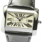 ☆良品★箱・保証書付き【CARTIER】カルティエ タンクディバンLM W6300755 自動巻き  ...