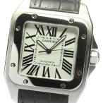 ベルト訳あり☆【CARTIER】カルティエ サントス100 LM W20073X8 自動巻き メンズ