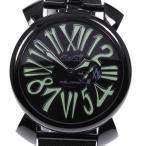 ☆良品【GaGa MILANO】ガガミラノ マヌアーレ スリム46 スモールセコンド 5082.2 クォーツ メンズ