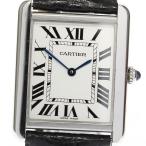 ★内箱付き【CARTIER】カルティエ タンクソロLM W1018355 クォーツ メンズ